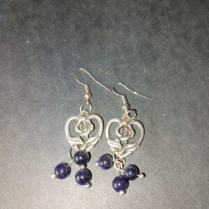 boucles oreilles coeurs