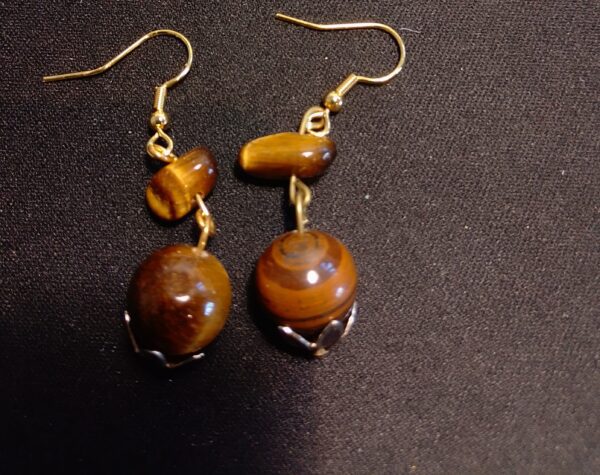 boucles oreilles fleur du tigre